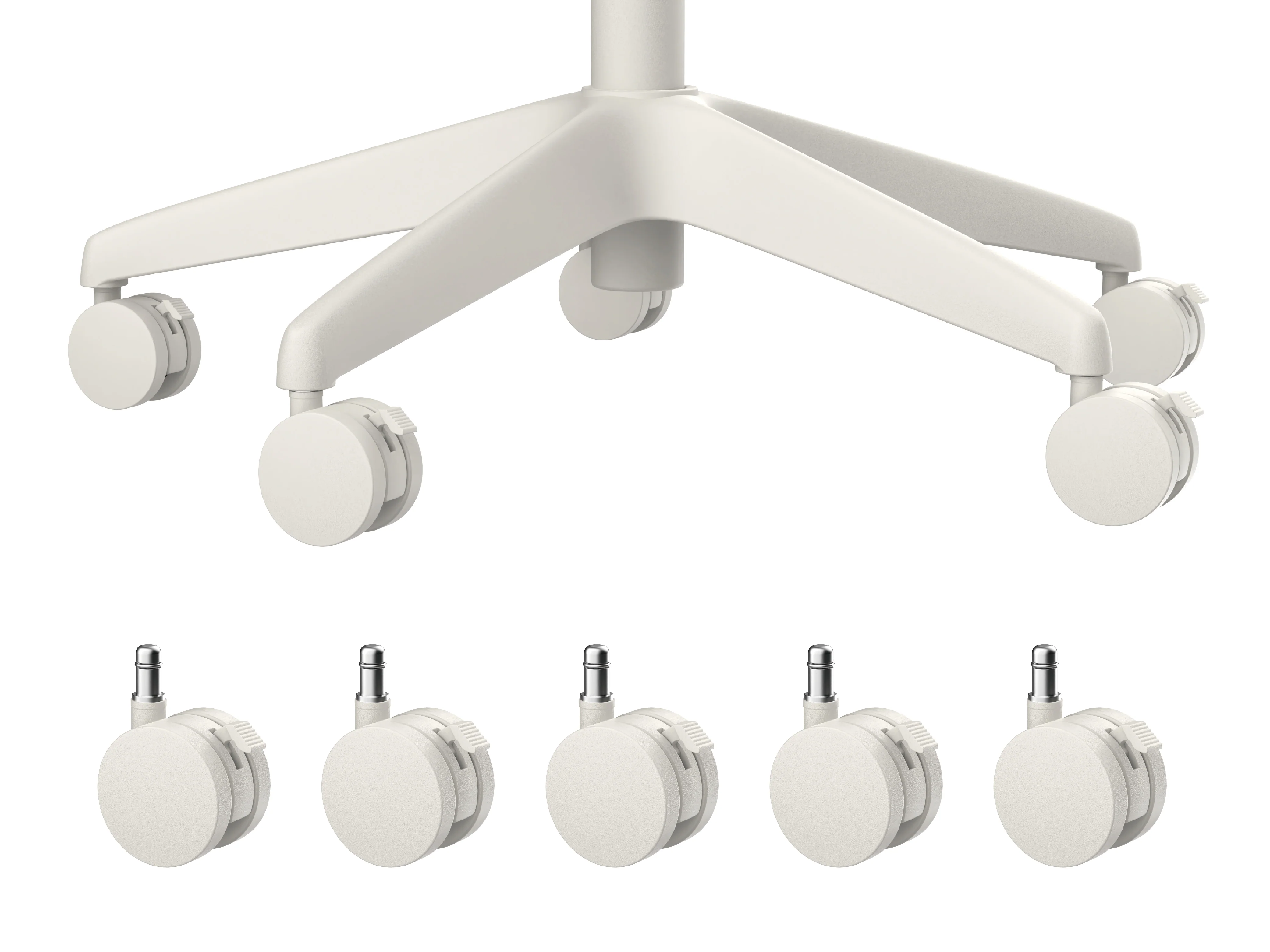 Chair Lockable Wheels - Image 5