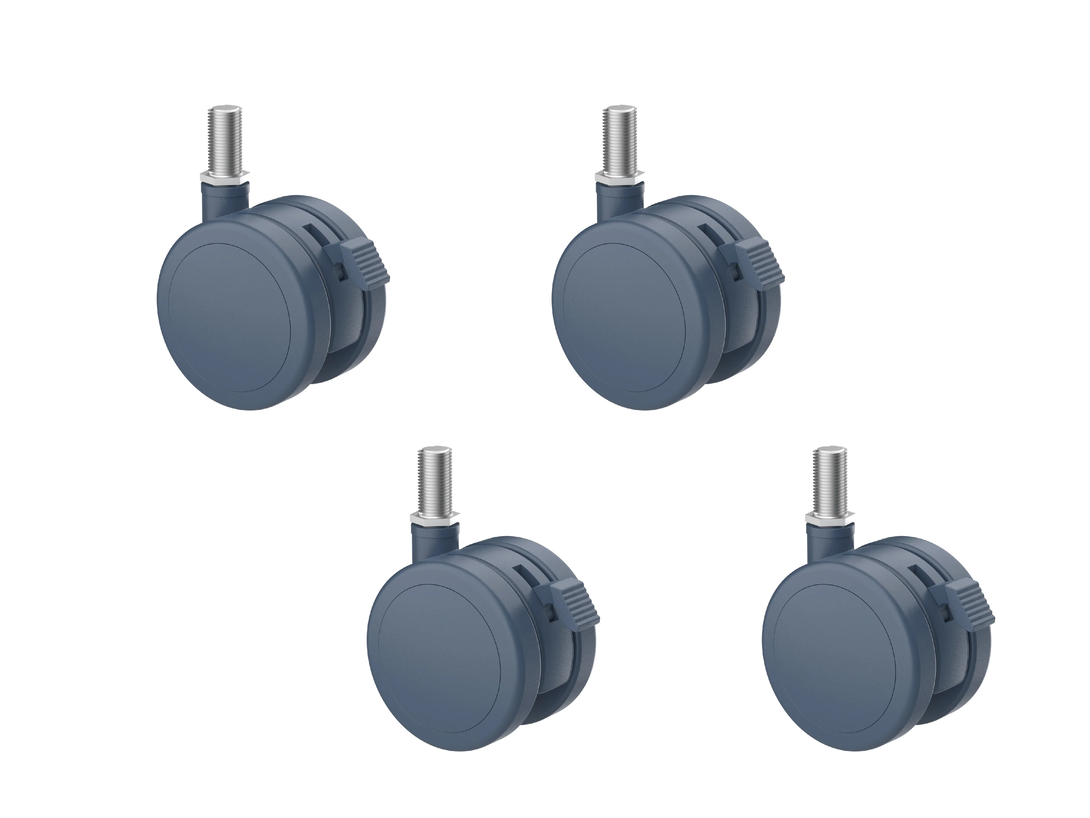 Color-matched Lockable Casters for AnyDesk Fold (Replacement) - Image 5